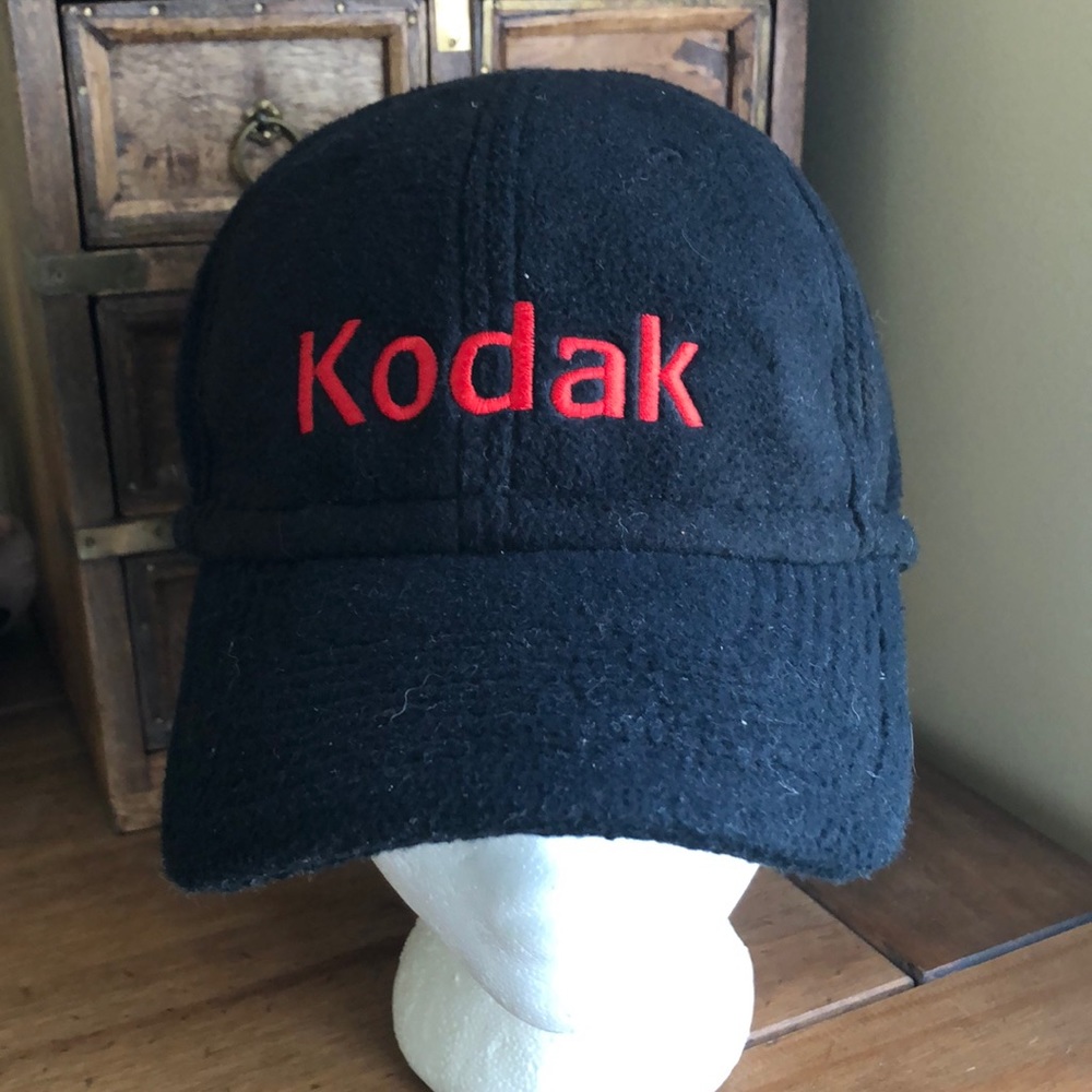 Kodak Marker Salt Lake 2002 Fleece baseball trapper hat ear warmers